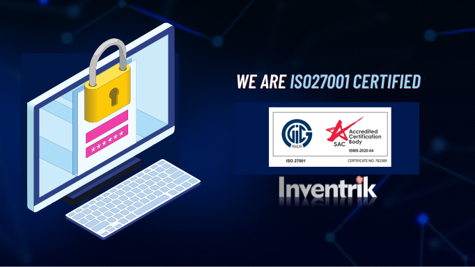 We Are ISO27001 Certified!​